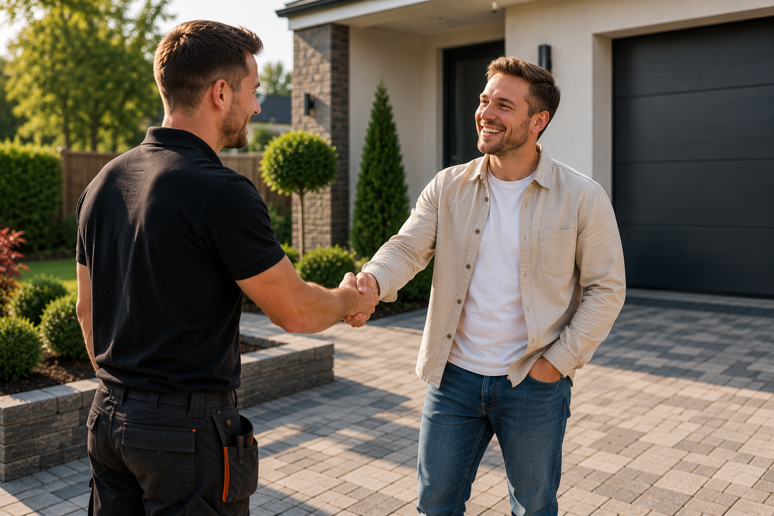 EDP Driveways landscaping project