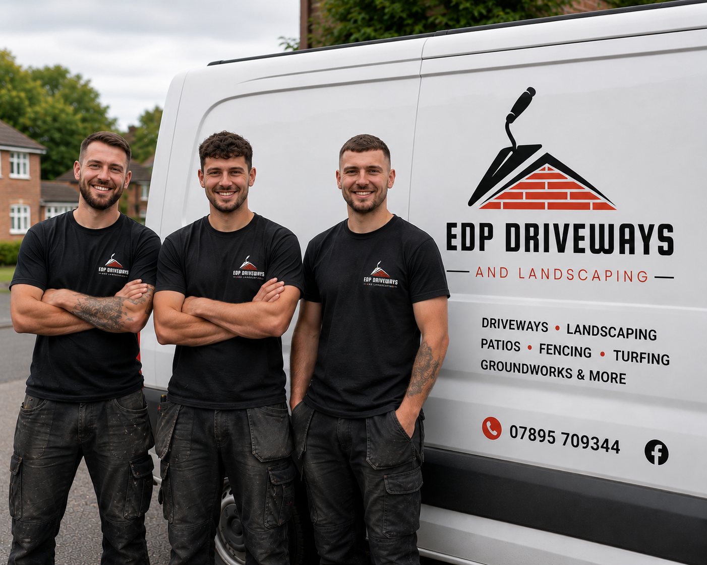Completed landscaping project by EDP